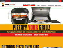 Tablet Screenshot of kettlepizza.com